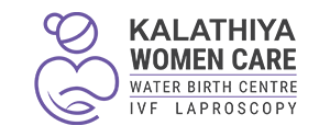 Kalathiya Women Care logo for IVF, laparoscopy and women's healthcare