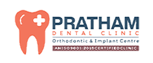 Pratham Dental Clinic logo for dental care, implants and orthodontics