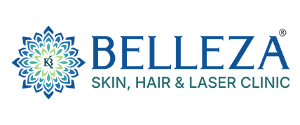 Belleza Skin Hair and Laser Clinic logo for dermatology and aesthetic treatments